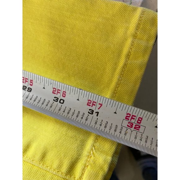 Cabi Cropped Jeans Women's Pants Size 2 Yellow - Picture 5 of 5